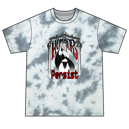 The Horrors Persist || Unisex Crystal Tie-Dye Tee