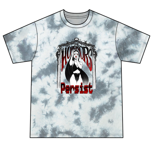 The Horrors Persist || Unisex Crystal Tie-Dye Tee