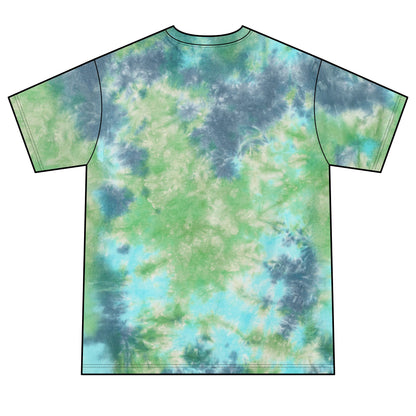 Floral Skull || Unisex Crystal Tie-Dye T-shirt