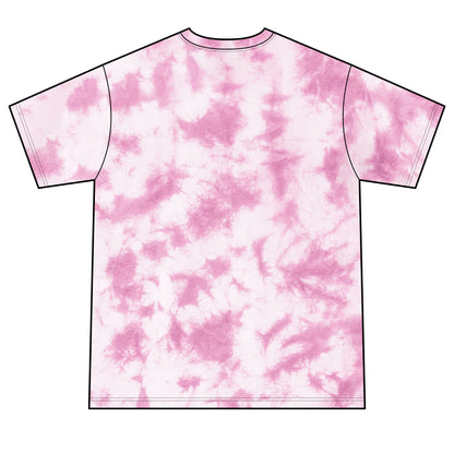 Floral Skull || Unisex Crystal Tie-Dye T-shirt