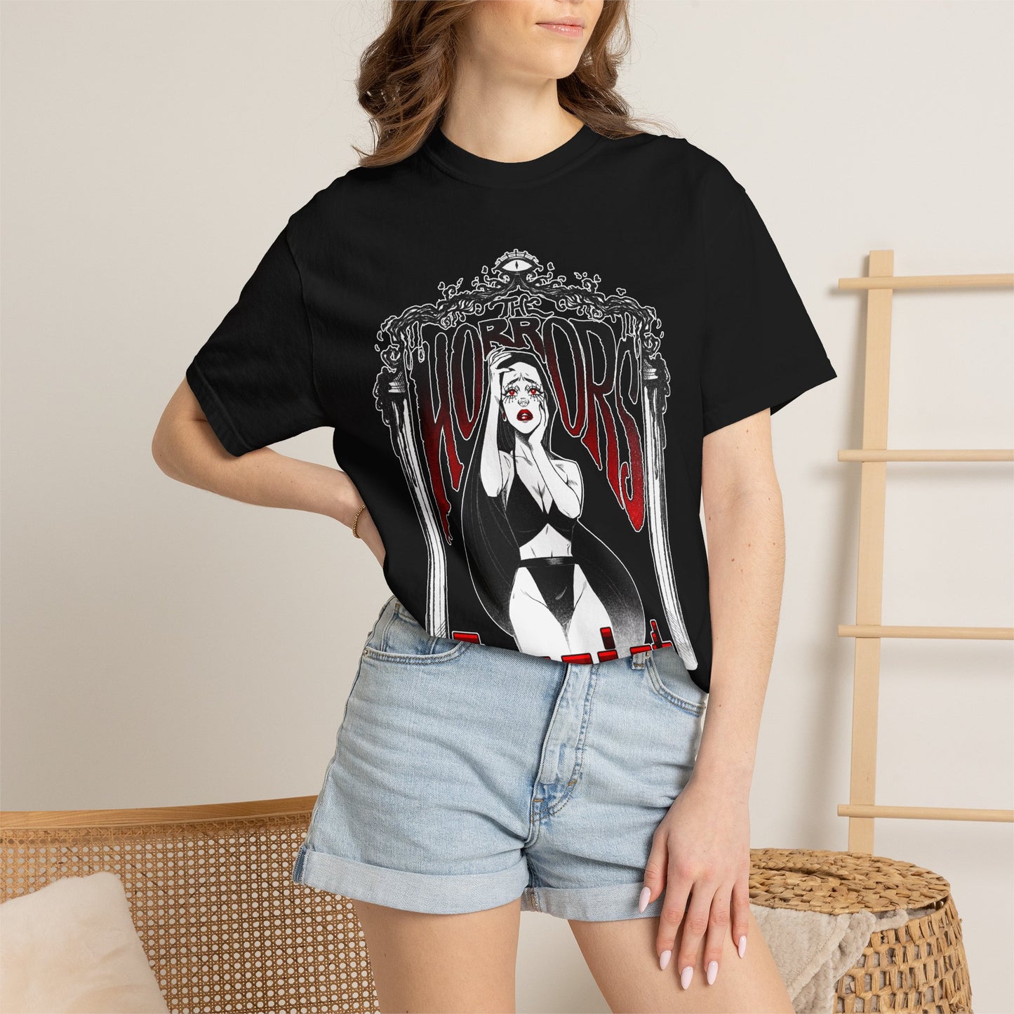The Horrors Persist || Unisex Garment-Dyed T-shirt
